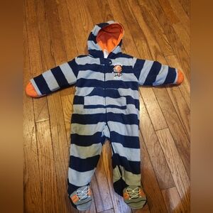 Baby winter fleece suit